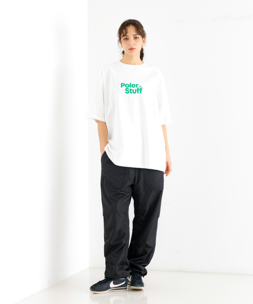 【POLeR/ポーラー】 STUFF RELAX TEE/スタッフロゴ/リラック POLeR/ポーラー】 STUFF RELAX TEE/スタッフロゴ/リラックスT