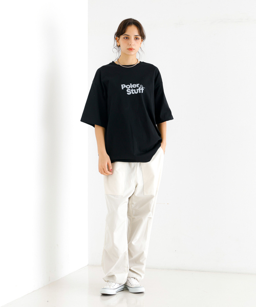【POLeR/ポーラー】 STUFF RELAX TEE/スタッフロゴ/リラック POLeR/ポーラー】 STUFF RELAX TEE/スタッフロゴ/リラックスT