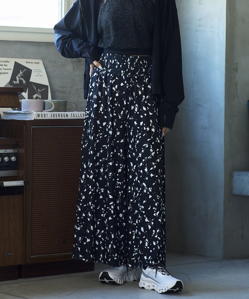 GYDA(ジェイダ)の「GYDA/ジェイダ ガウチョパンツ/水陸両用 404610(その他パンツ・レディース・ホワイト×ブラック/ブラック/マルチ/ホワイト/ブラック×ホワイト/ブラウン・M)」の6枚目の写真