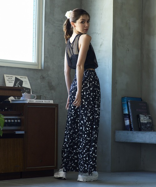 GYDA(ジェイダ)の「GYDA/ジェイダ ガウチョパンツ/水陸両用 404610(その他パンツ・レディース・ホワイト×ブラック/ブラック/マルチ/ホワイト/ブラック×ホワイト/ブラウン・M)」の8枚目の写真