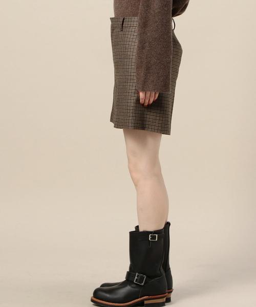 BEAUTY&YOUTH UNITED ARROWS（ビューティーアンドユースユナイテッドアローズ）の「BY ガンクラブチェックショートパンツ ◆（その他パンツ・レディース・グレー/ブラウン・MEDIUM/SMALL）」の5枚目の写真