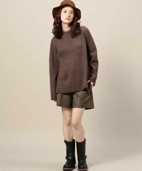 BEAUTY&YOUTH UNITED ARROWS（ビューティーアンドユースユナイテッドアローズ）の「BY ガンクラブチェックショートパンツ ◆（その他パンツ・レディース・グレー/ブラウン・MEDIUM/SMALL）」の6枚目の写真