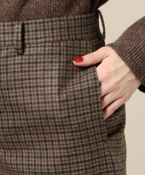 BEAUTY&YOUTH UNITED ARROWS（ビューティーアンドユースユナイテッドアローズ）の「BY ガンクラブチェックショートパンツ ◆（その他パンツ・レディース・グレー/ブラウン・MEDIUM/SMALL）」の8枚目の写真