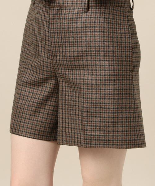 BEAUTY&YOUTH UNITED ARROWS（ビューティーアンドユースユナイテッドアローズ）の「BY ガンクラブチェックショートパンツ ◆（その他パンツ・レディース・グレー/ブラウン・MEDIUM/SMALL）」の10枚目の写真