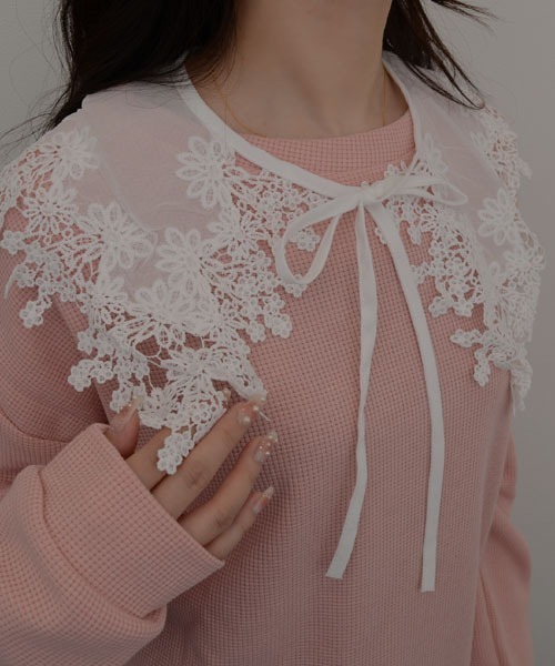 Mayree（メイリー）の「【resonance】フラワー刺繍 レトロデザイン レース つけ襟【マルチウェイ/10パターン展開】（付け襟・レディース・その他4/その他7/その他9/その他6/その他1/その他2/その他3/その他5/その他8/その他10・FREE）」の8枚目の写真