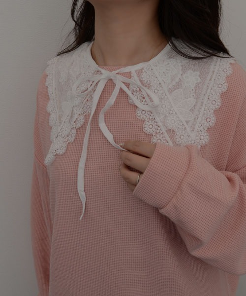 Mayree（メイリー）の「【resonance】フラワー刺繍 レトロデザイン レース つけ襟【マルチウェイ/10パターン展開】（付け襟・レディース・その他4/その他7/その他9/その他6/その他1/その他2/その他3/その他5/その他8/その他10・FREE）」の10枚目の写真