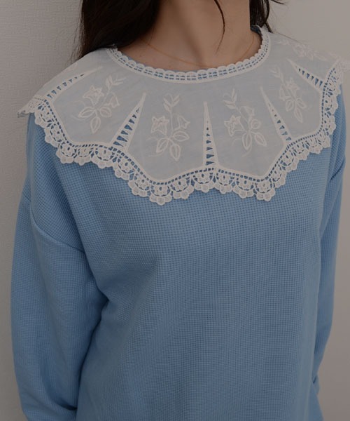 Mayree（メイリー）の「【resonance】フラワー刺繍 レトロデザイン レース つけ襟【マルチウェイ/10パターン展開】（付け襟・レディース・その他4/その他7/その他9/その他6/その他1/その他2/その他3/その他5/その他8/その他10・FREE）」の18枚目の写真