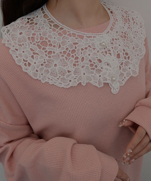 Mayree（メイリー）の「【resonance】フラワー刺繍 レトロデザイン レース つけ襟【マルチウェイ/10パターン展開】（付け襟・レディース・その他4/その他7/その他9/その他6/その他1/その他2/その他3/その他5/その他8/その他10・FREE）」の21枚目の写真