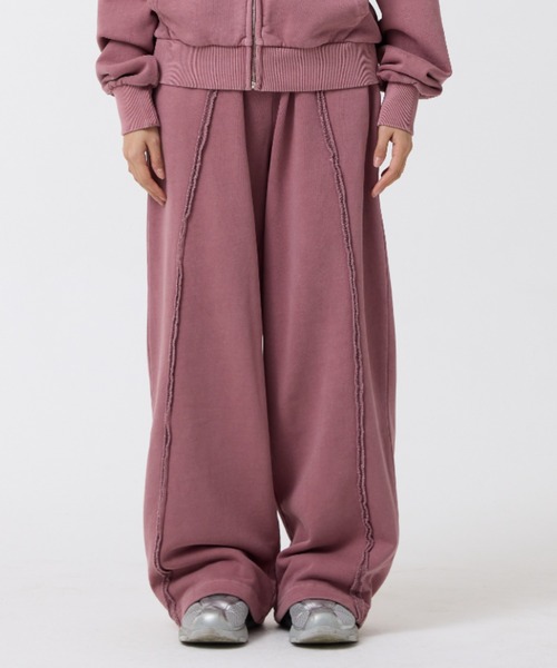 ODD STUDIO（オッドスタジオ）の「【OddStudio】ピグメントバックダメージロゴスウェットパンツ（その他パンツ・レディース・ピンク/ネイビー/チャコールグレー・MEDIUM/LARGE）」の20枚目の写真