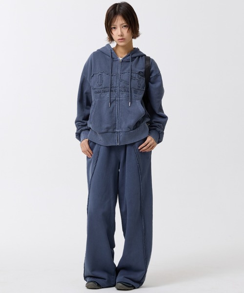 ODD STUDIO（オッドスタジオ）の「【OddStudio】ピグメントバックダメージロゴスウェットパンツ（その他パンツ・レディース・ピンク/ネイビー/チャコールグレー・MEDIUM/LARGE）」の18枚目の写真