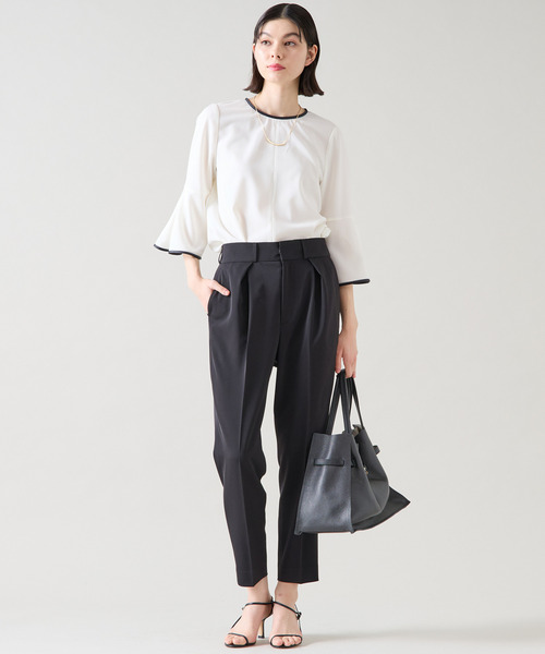 Tiara（ティアラ）の「タックテーパードパンツ（セットアップ可）（その他パンツ・レディース・グレー/ブラック/ピンク・2/3/4）」の15枚目の写真