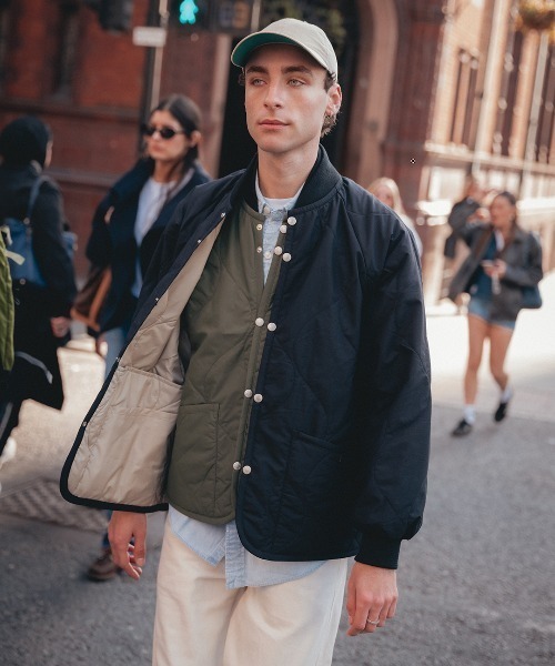 デンハム アトリエリザーブ ボンバージャケット DENHAM×ATELIER RESERVE オーバーサイズ 虎 加工Gジャン デンハム