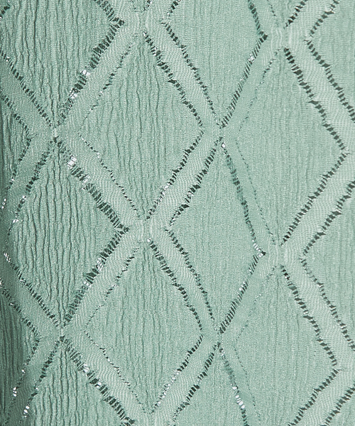 AH ABAHOUSE（エーエイチアバハウス）の「【AH ABAHOUSE】ダイヤ柄 シアーストレッチ 半袖シャツ（シャツ/ブラウス・メンズ・ブラック/セージグリーン/ダークグリーン/オフホワイト・46/48）」の20枚目の写真