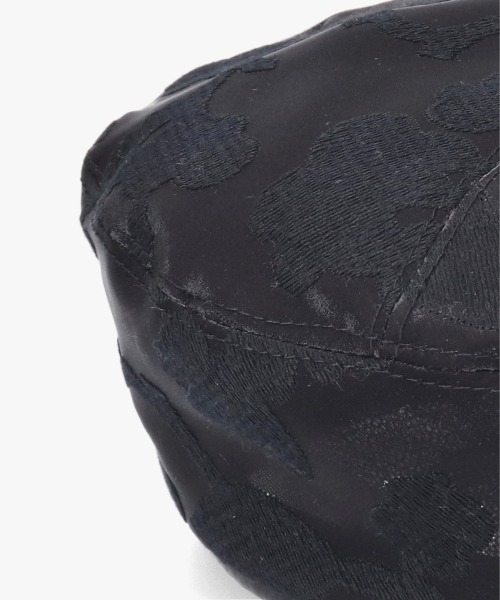 Chapeau d' O(シャポードオー)の「Chapeau d' O EMB Sheer Beret / シャポードオー(ハンチング/ベレー帽・レディース・ブラック/ホワイト/ピンク・M/57.5cm)」の11枚目の写真