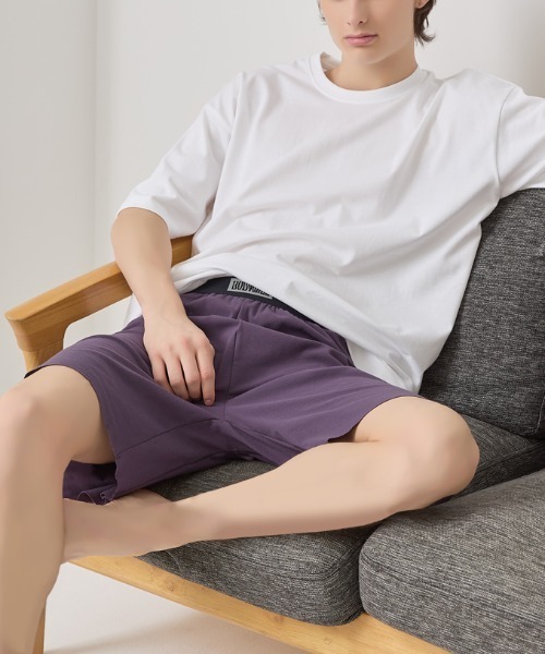 BODY WILD（ボディーワイルド）の「BODY WILD/ボディワイルド フィットトランクス ブリーフ内蔵 まったく新しい未体験パンツ（トランクス・メンズ・ブラック/グリーン系その他/ライトパープル・MEDIUM/LARGE）」の3枚目の写真