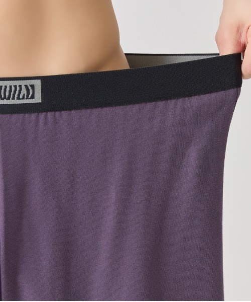 BODY WILD（ボディーワイルド）の「BODY WILD/ボディワイルド フィットトランクス ブリーフ内蔵 まったく新しい未体験パンツ（トランクス・メンズ・ブラック/グリーン系その他/ライトパープル・MEDIUM/LARGE）」の8枚目の写真