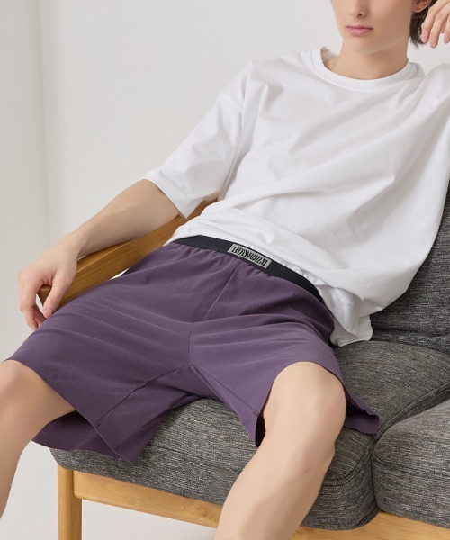 BODY WILD（ボディーワイルド）の「BODY WILD/ボディワイルド フィットトランクス ブリーフ内蔵 まったく新しい未体験パンツ（トランクス・メンズ・ブラック/グリーン系その他/ライトパープル・MEDIUM/LARGE）」の10枚目の写真