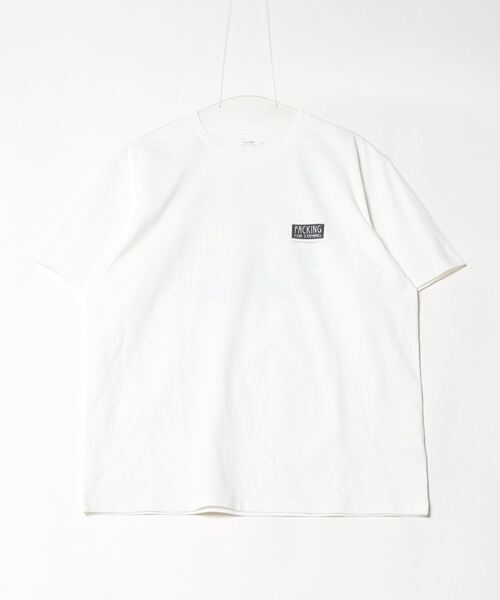 TIGORA（ティゴラ）の「ティゴラ TIGORA グラフィック半袖T パッキングリスト（Tシャツ/カットソー・メンズ・ホワイト/ブラック/イエロー/グリーン・LL/3L/S/M/L）」の2枚目の写真
