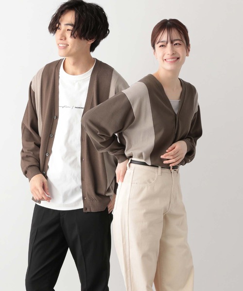 GLOBAL WORK（グローバルワーク）の「メルティライトニット/カーディガン/147155（カーディガン/ボレロ・メンズ・ブルー/グレー/ネイビー/ブラック/ブラウン系その他・X-LARGE/SMALL/LARGE/MEDIUM）」の4枚目の写真