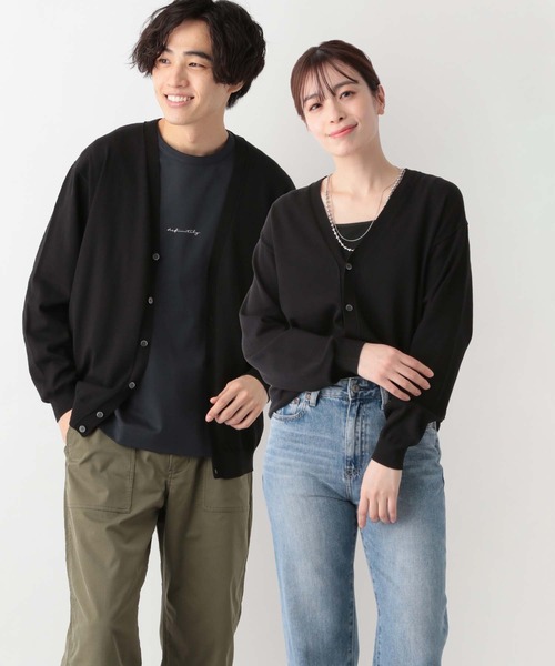 GLOBAL WORK（グローバルワーク）の「メルティライトニット/カーディガン/147155（カーディガン/ボレロ・メンズ・ブルー/グレー/ネイビー/ブラック/ブラウン系その他・X-LARGE/SMALL/LARGE/MEDIUM）」の2枚目の写真