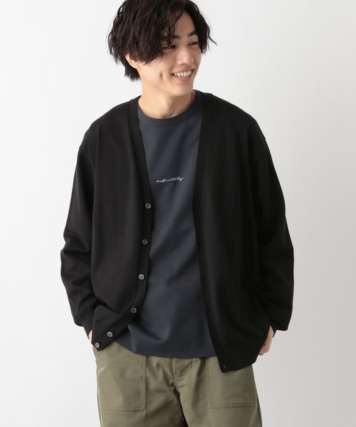 GLOBAL WORK（グローバルワーク）の「メルティライトニット/カーディガン/147155（カーディガン/ボレロ・メンズ・ブルー/グレー/ネイビー/ブラック/ブラウン系その他・X-LARGE/SMALL/LARGE/MEDIUM）」の13枚目の写真