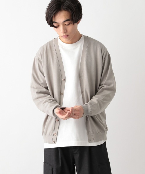 GLOBAL WORK（グローバルワーク）の「メルティライトニット/カーディガン/147155（カーディガン/ボレロ・メンズ・ブルー/グレー/ネイビー/ブラック/ブラウン系その他・X-LARGE/SMALL/LARGE/MEDIUM）」の17枚目の写真