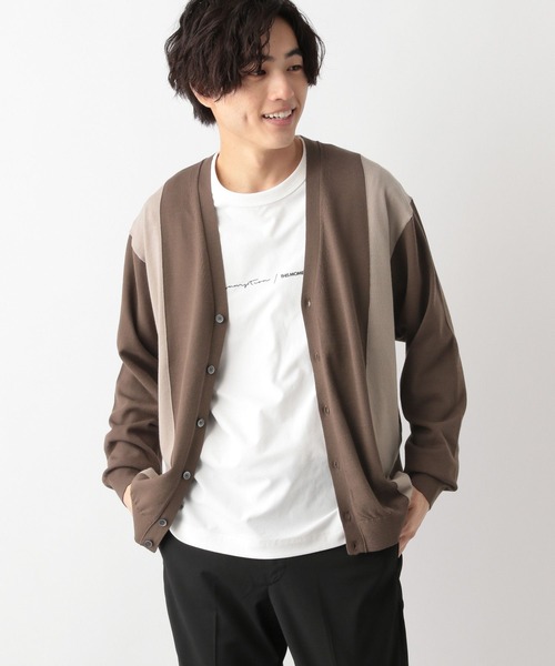 GLOBAL WORK（グローバルワーク）の「メルティライトニット/カーディガン/147155（カーディガン/ボレロ・メンズ・ブルー/グレー/ネイビー/ブラック/ブラウン系その他・X-LARGE/SMALL/LARGE/MEDIUM）」の21枚目の写真