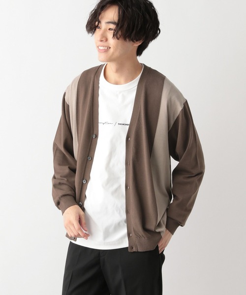 GLOBAL WORK（グローバルワーク）の「メルティライトニット/カーディガン/147155（カーディガン/ボレロ・メンズ・ブルー/グレー/ネイビー/ブラック/ブラウン系その他・X-LARGE/SMALL/LARGE/MEDIUM）」の22枚目の写真