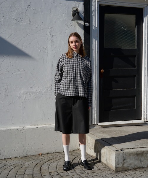 セール】slacks half pants/スラックスハーフパンツ（その他パンツ