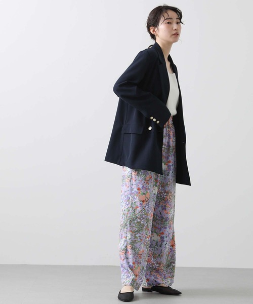 Gready Brilliant(グレディブリリアン)の「花総柄ワイドパンツ(その他パンツ・レディース・パープル系/イエロー系・38)」の5枚目の写真