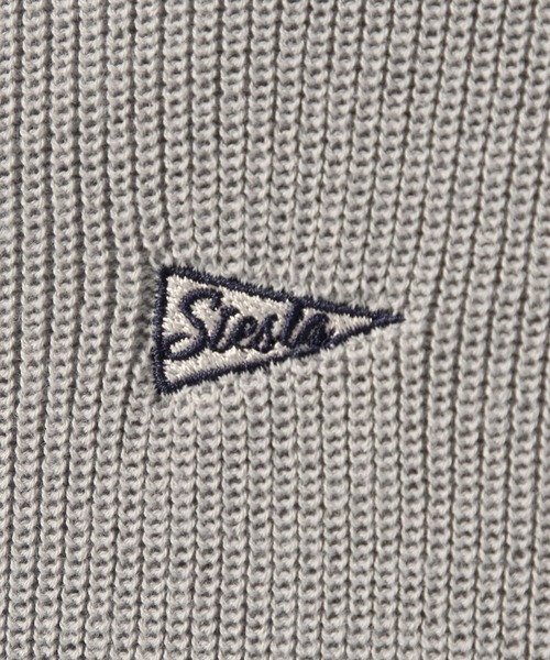 BAYFLOW（ベイフロー）の「[トレンドデザイン]襟付きジップニットカーディガン（カーディガン/ボレロ・メンズ・キャメル/ブラック・MEDIUM/LARGE）」の12枚目の写真