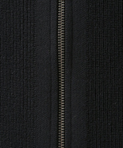 BAYFLOW（ベイフロー）の「[トレンドデザイン]襟付きジップニットカーディガン（カーディガン/ボレロ・メンズ・キャメル/ブラック・MEDIUM/LARGE）」の15枚目の写真