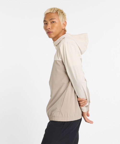 NEW BALANCE(ニューバランス)の「Numeric ウーブンフルジップジャケット(ナイロンジャケット・メンズ・セージグリーン/グレイッシュベージュ・X-LARGE/LARGE/MEDIUM/SMALL)」の3枚目の写真