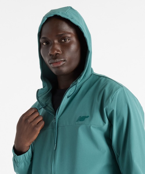 NEW BALANCE(ニューバランス)の「Numeric ウーブンフルジップジャケット(ナイロンジャケット・メンズ・セージグリーン/グレイッシュベージュ・X-LARGE/LARGE/MEDIUM/SMALL)」の10枚目の写真