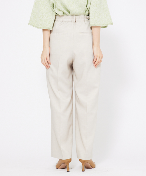 qualite（カリテ）の「シャークスキンストレートパンツ（スラックス・レディース・グレー/ピンクベージュ・38/36）」の18枚目の写真