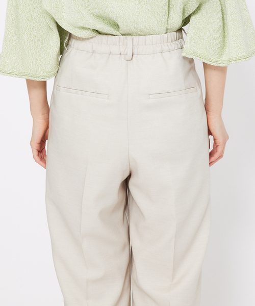 qualite（カリテ）の「シャークスキンストレートパンツ（スラックス・レディース・グレー/ピンクベージュ・38/36）」の19枚目の写真