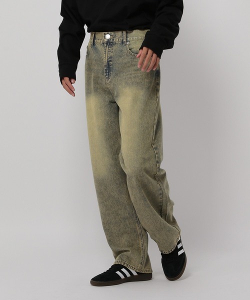 3.3 Field Trip （3.3フィールドトリップ）の「【UNISEX】3.3 Field Trip／ビンテージデニムパンツ（デニムパンツ・レディース・ブラック/ブルー・MEDIUM/SMALL/LARGE）」の3枚目の写真