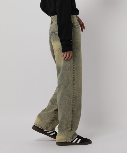 3.3 Field Trip （3.3フィールドトリップ）の「【UNISEX】3.3 Field Trip／ビンテージデニムパンツ（デニムパンツ・レディース・ブラック/ブルー・MEDIUM/SMALL/LARGE）」の4枚目の写真