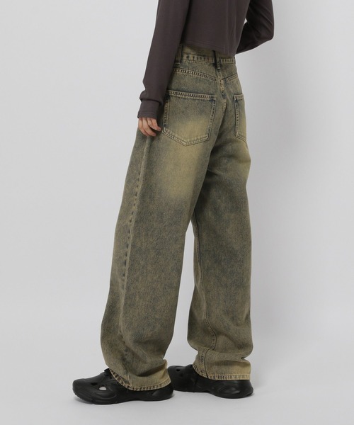 3.3 Field Trip （3.3フィールドトリップ）の「【UNISEX】3.3 Field Trip／ビンテージデニムパンツ（デニムパンツ・レディース・ブラック/ブルー・MEDIUM/SMALL/LARGE）」の8枚目の写真