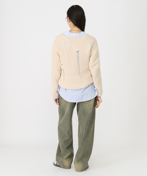 3.3 Field Trip （3.3フィールドトリップ）の「【UNISEX】3.3 Field Trip／ビンテージデニムパンツ（デニムパンツ・レディース・ブラック/ブルー・MEDIUM/SMALL/LARGE）」の19枚目の写真