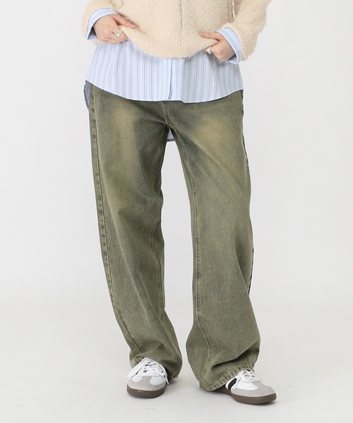 3.3 Field Trip （3.3フィールドトリップ）の「【UNISEX】3.3 Field Trip／ビンテージデニムパンツ（デニムパンツ・レディース・ブラック/ブルー・MEDIUM/SMALL/LARGE）」の21枚目の写真