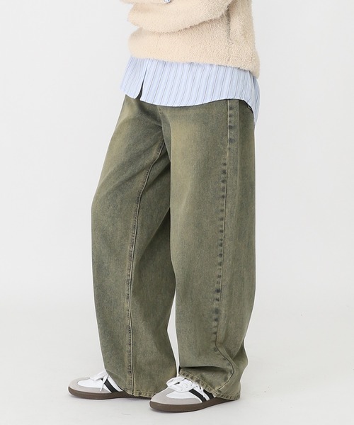 3.3 Field Trip （3.3フィールドトリップ）の「【UNISEX】3.3 Field Trip／ビンテージデニムパンツ（デニムパンツ・レディース・ブラック/ブルー・MEDIUM/SMALL/LARGE）」の22枚目の写真