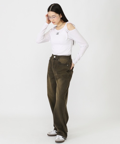 3.3 Field Trip （3.3フィールドトリップ）の「【UNISEX】3.3 Field Trip／ビンテージデニムパンツ（デニムパンツ・レディース・ブラック/ブルー・MEDIUM/SMALL/LARGE）」の11枚目の写真