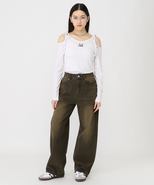 3.3 Field Trip （3.3フィールドトリップ）の「【UNISEX】3.3 Field Trip／ビンテージデニムパンツ（デニムパンツ・レディース・ブラック/ブルー・MEDIUM/SMALL/LARGE）」の13枚目の写真