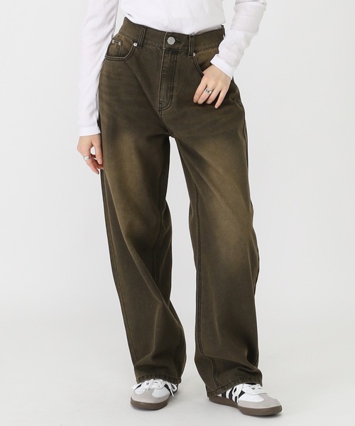 3.3 Field Trip （3.3フィールドトリップ）の「【UNISEX】3.3 Field Trip／ビンテージデニムパンツ（デニムパンツ・レディース・ブラック/ブルー・MEDIUM/SMALL/LARGE）」の14枚目の写真