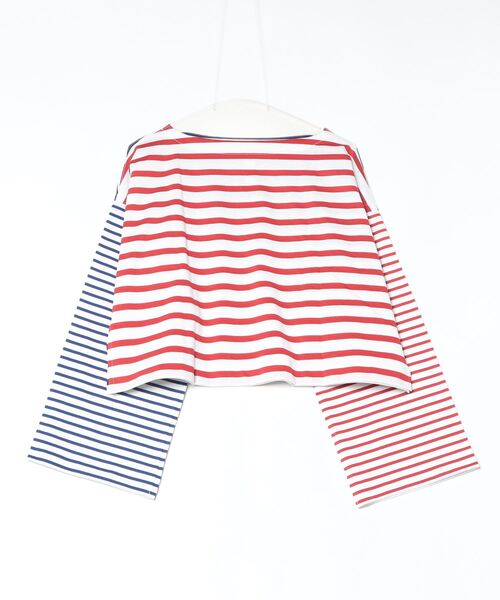 k3&co.（ケイスリーアンドコー）の「BORDER TEE（Tシャツ/カットソー・レディース・マルチ/ネイビー・ONE SIZE）」の13枚目の写真