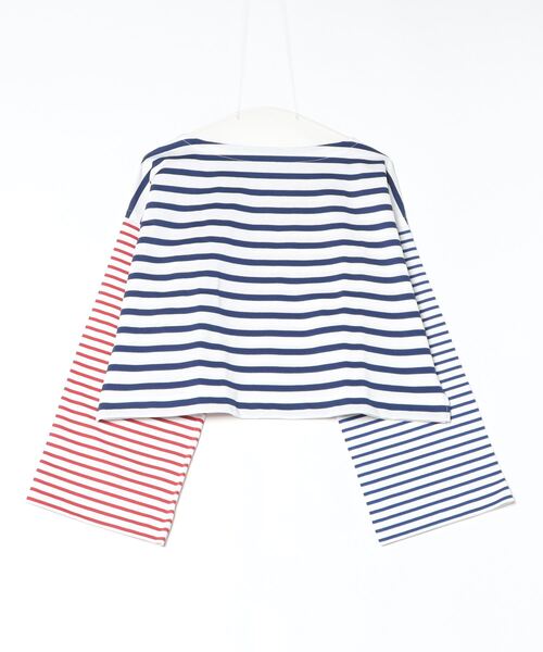 k3&co.（ケイスリーアンドコー）の「BORDER TEE（Tシャツ/カットソー・レディース・マルチ/ネイビー・ONE SIZE）」の12枚目の写真