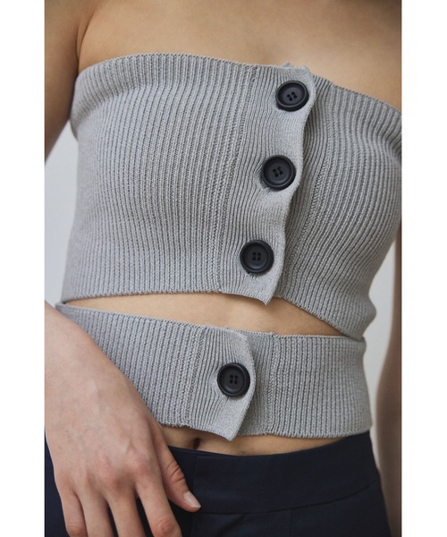 セール】【Abor】Knit Bustier/ニットビスチェ（ニット/セーター