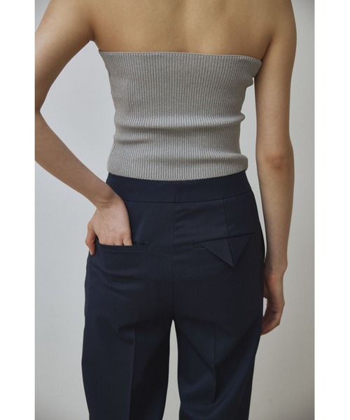 Abor(アボア)の「【Abor】Knit Bustier/ニットビスチェ(ニット/セーター・レディース・アイボリー/グレー/ブラック・FREE)」の5枚目の写真