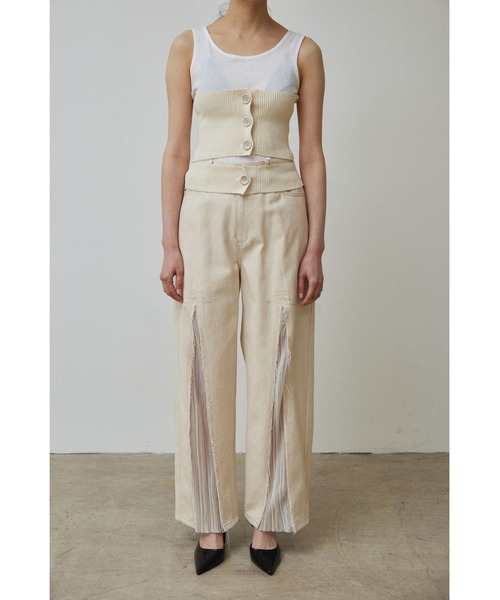 Abor(アボア)の「【Abor】Knit Bustier/ニットビスチェ(ニット/セーター・レディース・アイボリー/グレー/ブラック・FREE)」の16枚目の写真